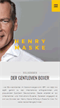 Mobile Screenshot of henry-maske.de